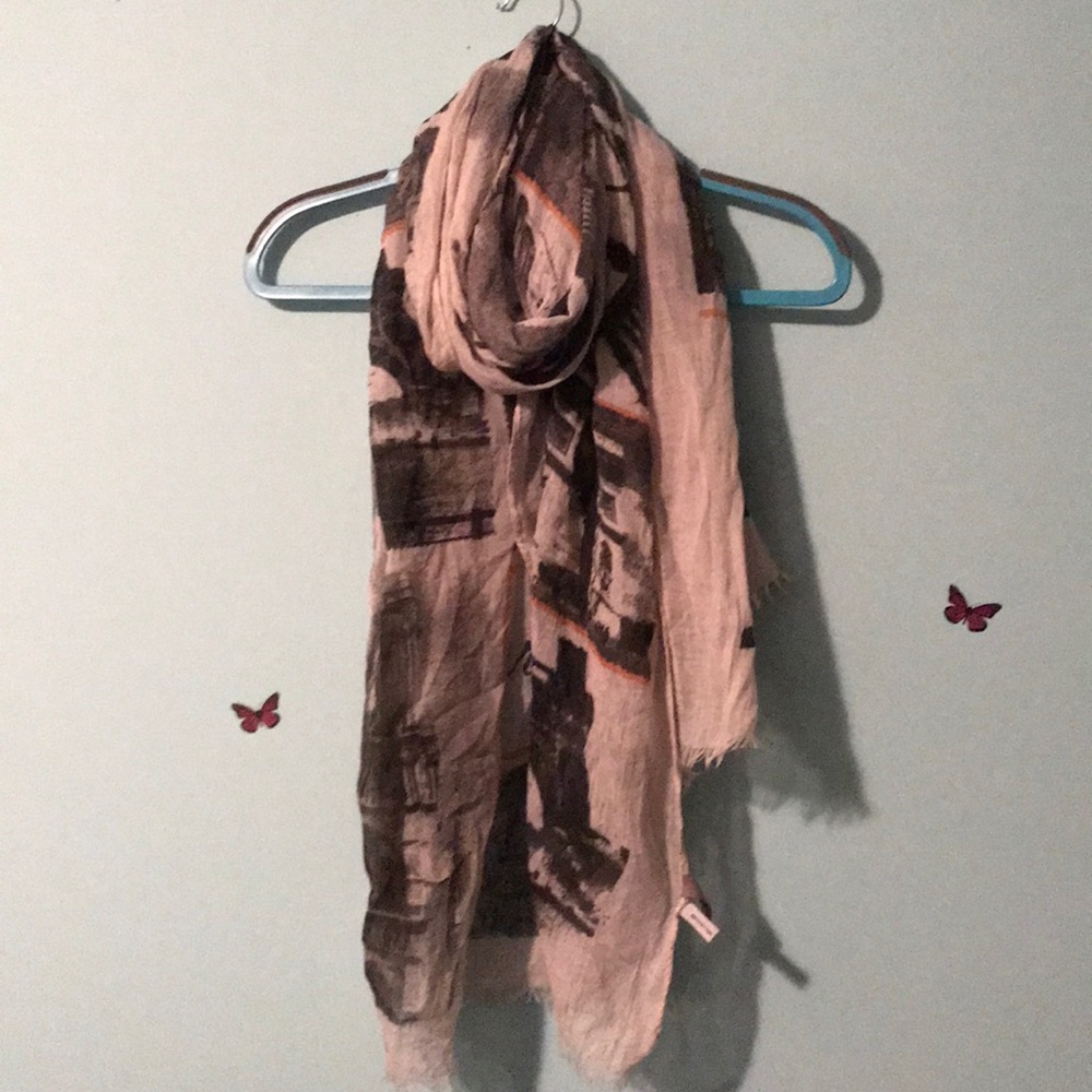 Paris Print Scarf